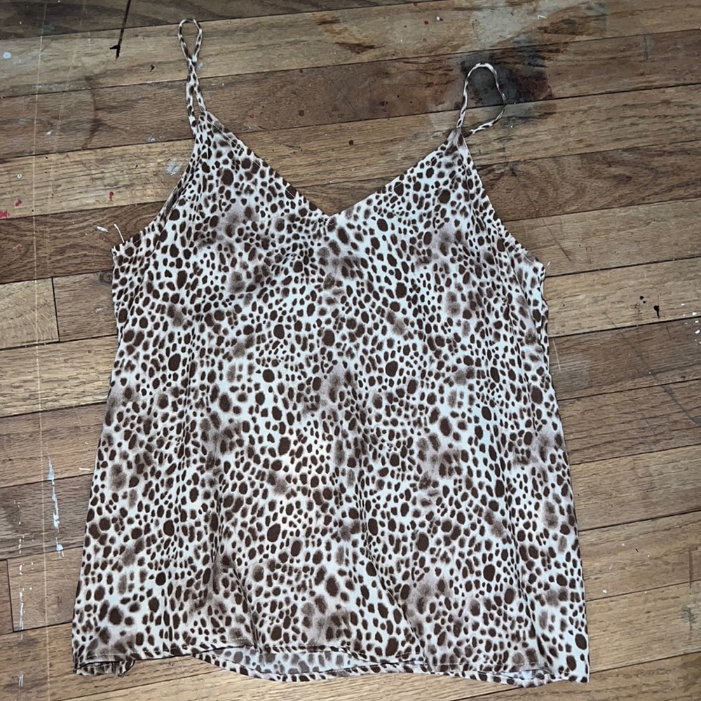 Leopard tank top
